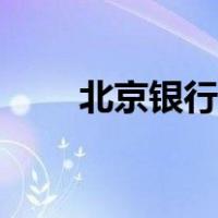 北京银行查询余额（银行查询余额）