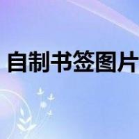 自制书签图片古诗（自制精美书签图片大全）