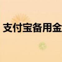 支付宝备用金在那看（支付宝备用金在哪看）