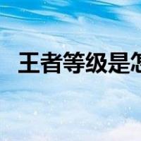 王者等级是怎么排的（王者等级怎么排的）