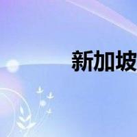 新加坡美食企业（新加坡美食）
