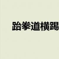 跆拳道横踢分解动作图片（跆拳道横踢）