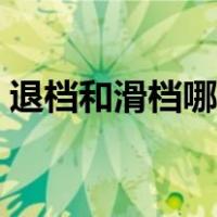 退档和滑档哪个更严重（被录取了怎样退档）