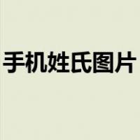 手机姓氏图片 微信（手机怎么制作姓氏照片）