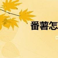 番薯怎么煮得快（番薯怎么煮）