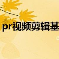 pr视频剪辑基础教程（pr视频入门剪辑教程）