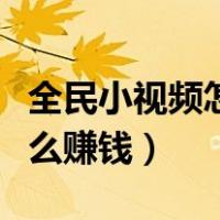 全民小视频怎么赚钱是真的吗（全民小视频怎么赚钱）
