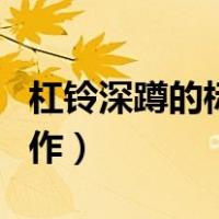 杠铃深蹲的标准动作视频（杠铃深蹲的标准动作）