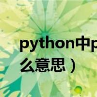 python中print的功能（python中print什么意思）