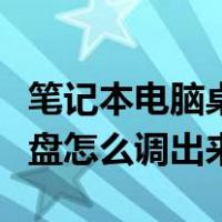 笔记本电脑桌面键盘怎么调出来（电脑桌面键盘怎么调出来）