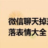 微信聊天掉落表情触发词2020（微信聊天掉落表情大全）