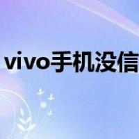 vivo手机没信号了（vivo手机没信号怎么办）