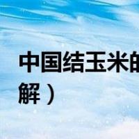 中国结玉米的编发视频（中国结玉米结编法图解）