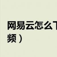 网易云怎么下载视频歌曲（网易云怎么下载视频）