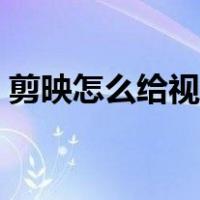 剪映怎么给视频加水印（怎么给视频加水印）