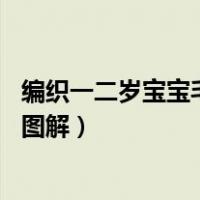 编织一二岁宝宝毛衣花样款式视频教程（1一2宝宝毛衣编织图解）