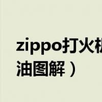 zippo打火机底部字母图解（zippo打火机加油图解）