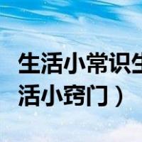 生活小常识生活小窍门手抄报（生活小常识生活小窍门）
