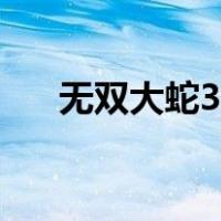 无双大蛇3武器属性（无双大蛇3武器）