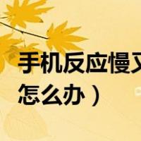 手机反应慢又卡怎么办解决（手机反应慢又卡怎么办）