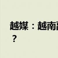 越媒：越南副总理黎文成去世 这是什么情况？