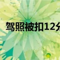 驾照被扣12分有什么影响（驾照被扣12分）