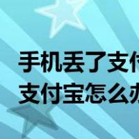 手机丢了支付宝怎么办啊卡里存钱（手机丢了支付宝怎么办）