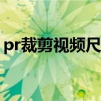 pr裁剪视频尺寸后有黑部（pr裁剪视频尺寸）