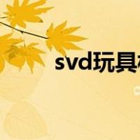 svd玩具枪（玩具枪拆开了拼装图）