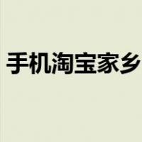 手机淘宝家乡版怎么切换（手机淘宝家乡版）