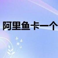阿里鱼卡一个月实际多少钱（阿里鱼卡申请）