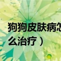 狗狗皮肤病怎么治疗用什么药（狗狗皮肤病怎么治疗）