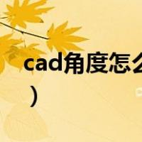 cad角度怎么画有度数的角（cad角度怎么画）