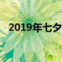2019年七夕电影档（2019七夕上映电影）