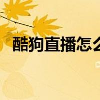 酷狗直播怎么赚钱快（酷狗直播怎么赚钱）