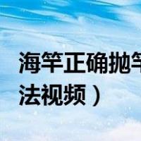 海竿正确抛竿方法视频教学（海竿正确抛竿方法视频）