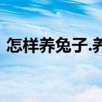 怎样养兔子.养兔子要注意什么?（怎样养兔）