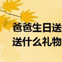爸爸生日送什么礼物最合适60岁（爸爸生日送什么礼物）