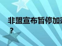 非盟宣布暂停加蓬成员国资格 这是什么情况？
