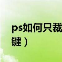 ps如何只裁剪图片不裁剪画布（ps裁剪快捷键）