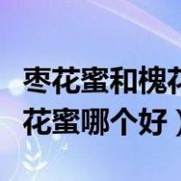枣花蜜和槐花蜜哪个好给孩子喝（枣花蜜和槐花蜜哪个好）