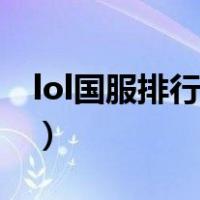 lol国服排行在线查询（lol段位查询在线查询）