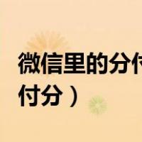 微信里的分付怎么申请开通（怎么开通微信支付分）