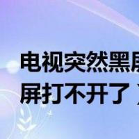电视突然黑屏打不开了TCL老款（电视突然黑屏打不开了）