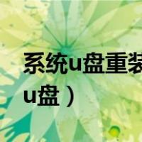 系统u盘重装系统详细教程（怎么下载系统到u盘）