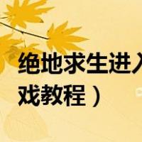 绝地求生进入游戏教程图片（绝地求生进入游戏教程）