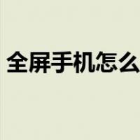 全屏手机怎么设置下面的返回键（全屏手机）