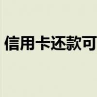 信用卡还款可以分期吗（信用卡还款怎么还）