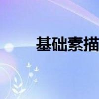 基础素描教程视频（基础素描教程）