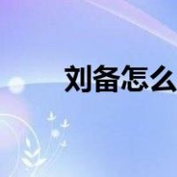 刘备怎么玩连招技巧（刘备怎么玩）